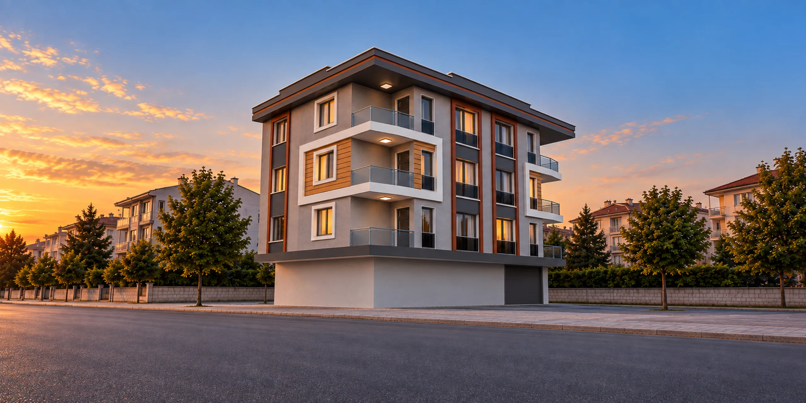 Yavuzhan Apt. A Blok, Vefa Küçük Caddesi — akşam